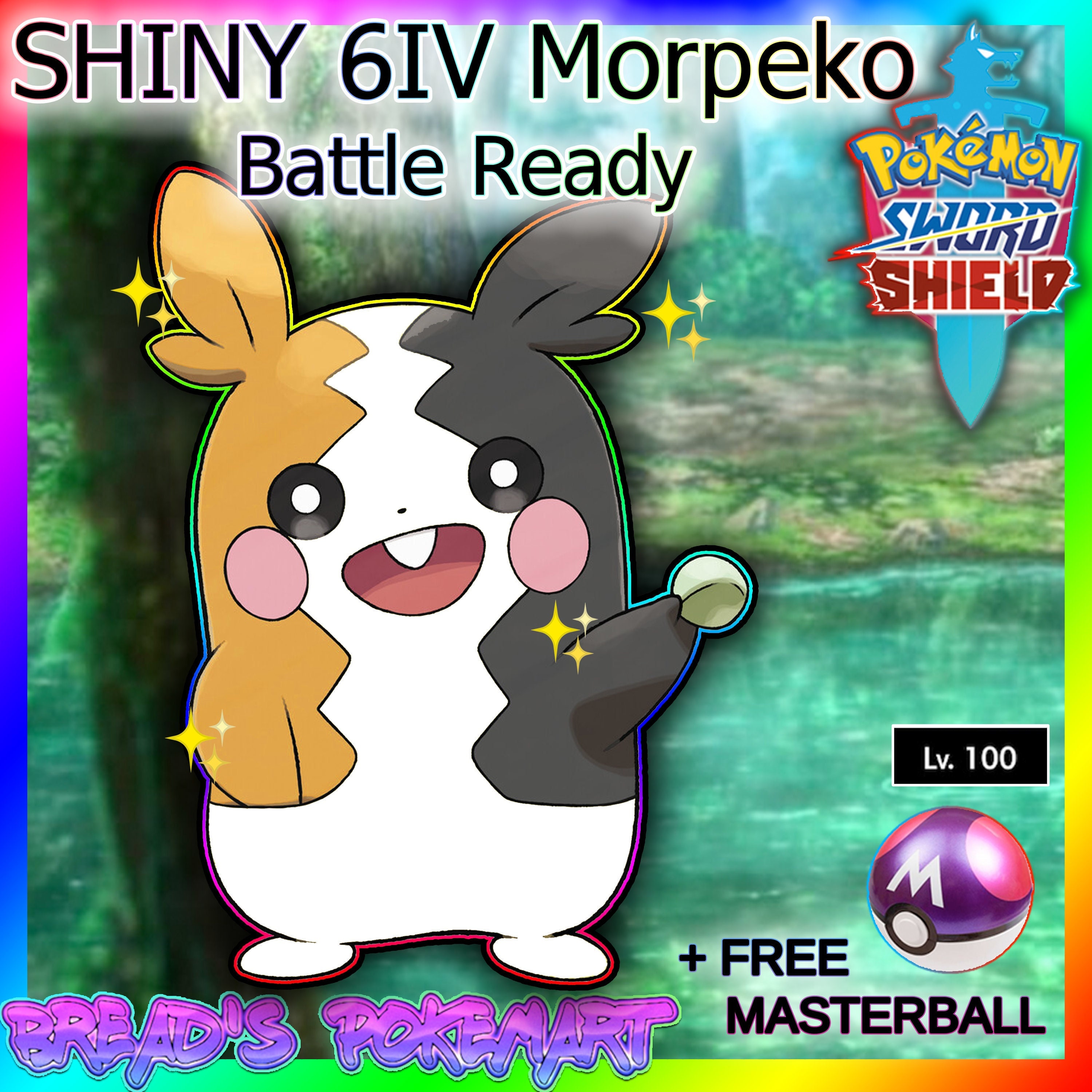 Pokemon Sword And Shield Ultra Shiny 6iv Morpeko Ready Etsy Singapore