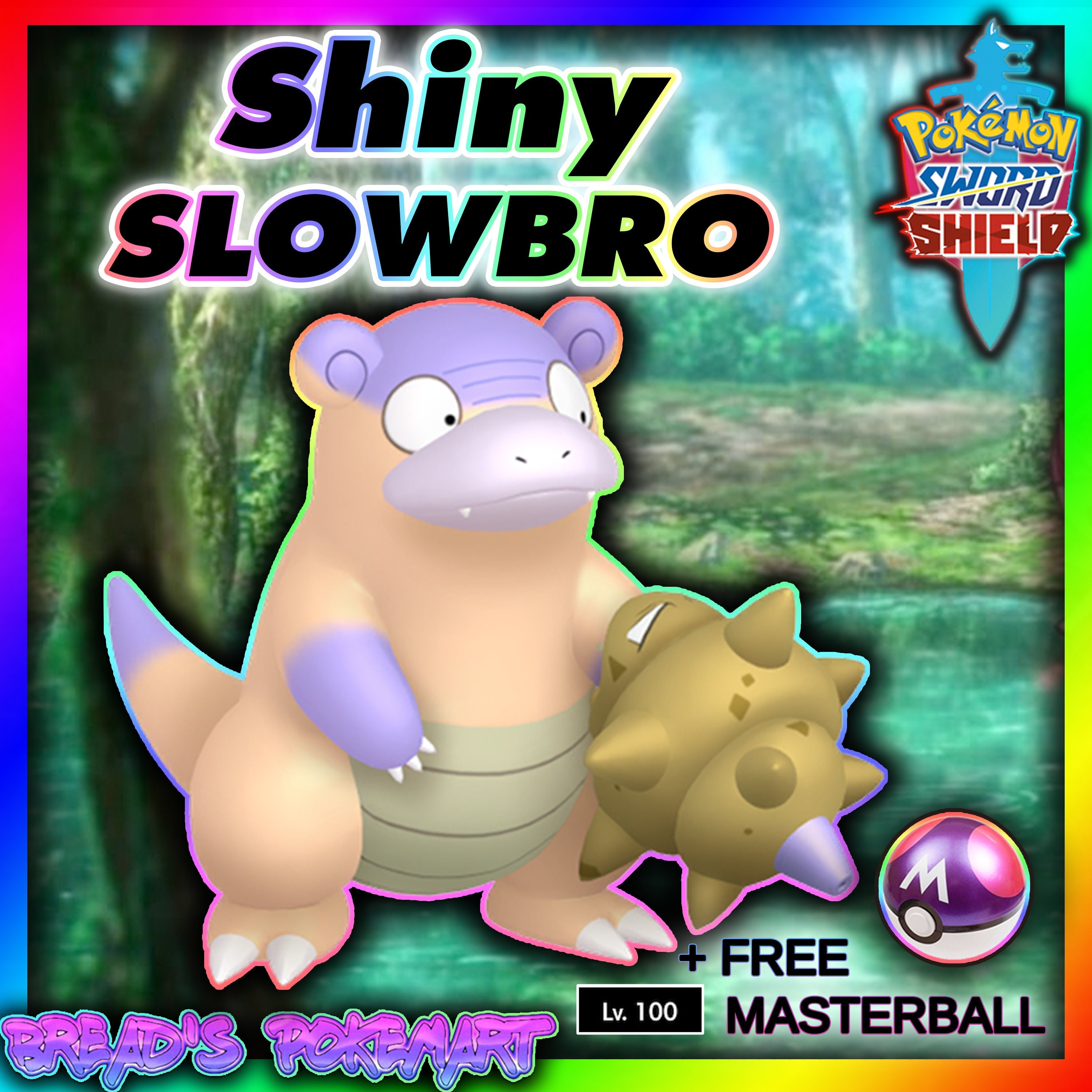 Shiny Slowbro - Etsy