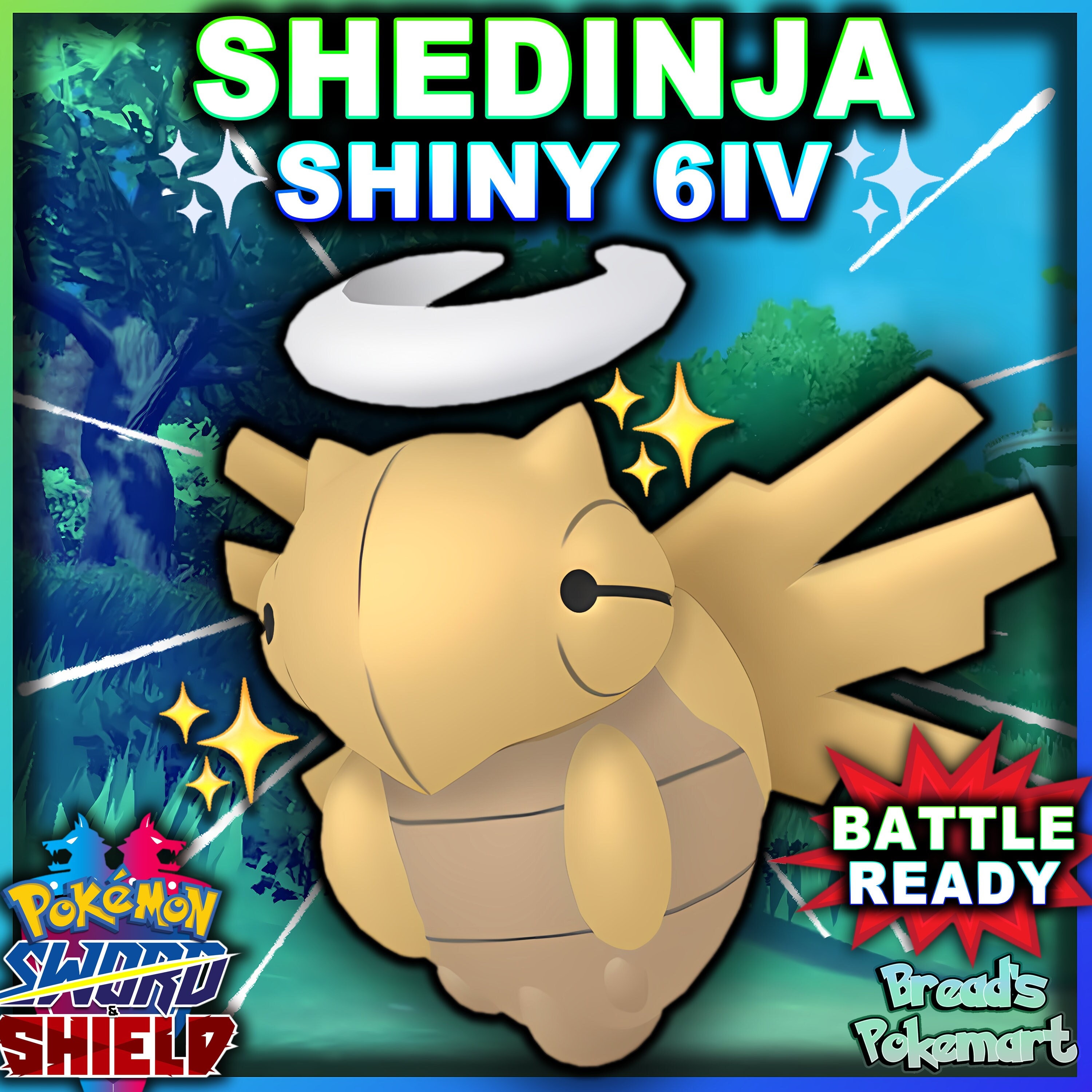 Shiny Zacian & Zamazenta (6IV, Event, Battle Ready) - Pokemon