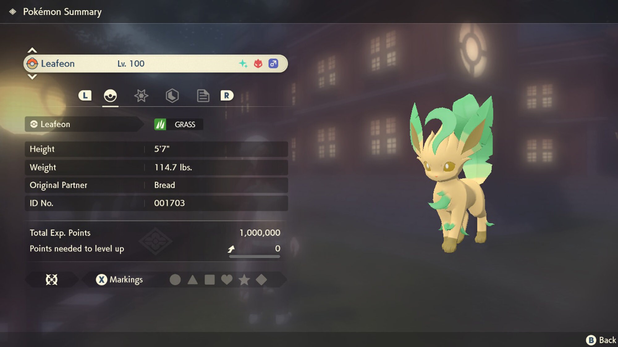 Pokemon Scarlet and Violet LEAFEON Shiny 6IV / Competitive Set -   Portugal