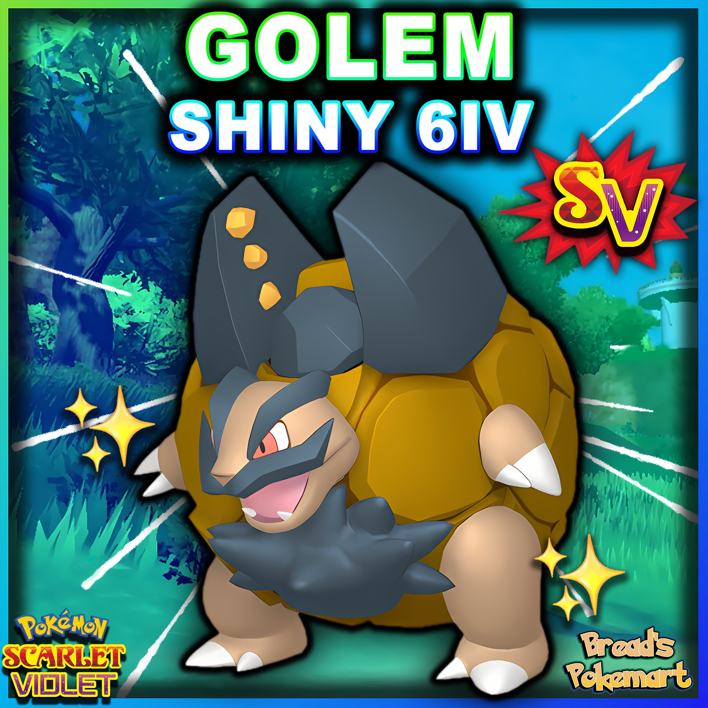 Pokemon toon Gogogo golem