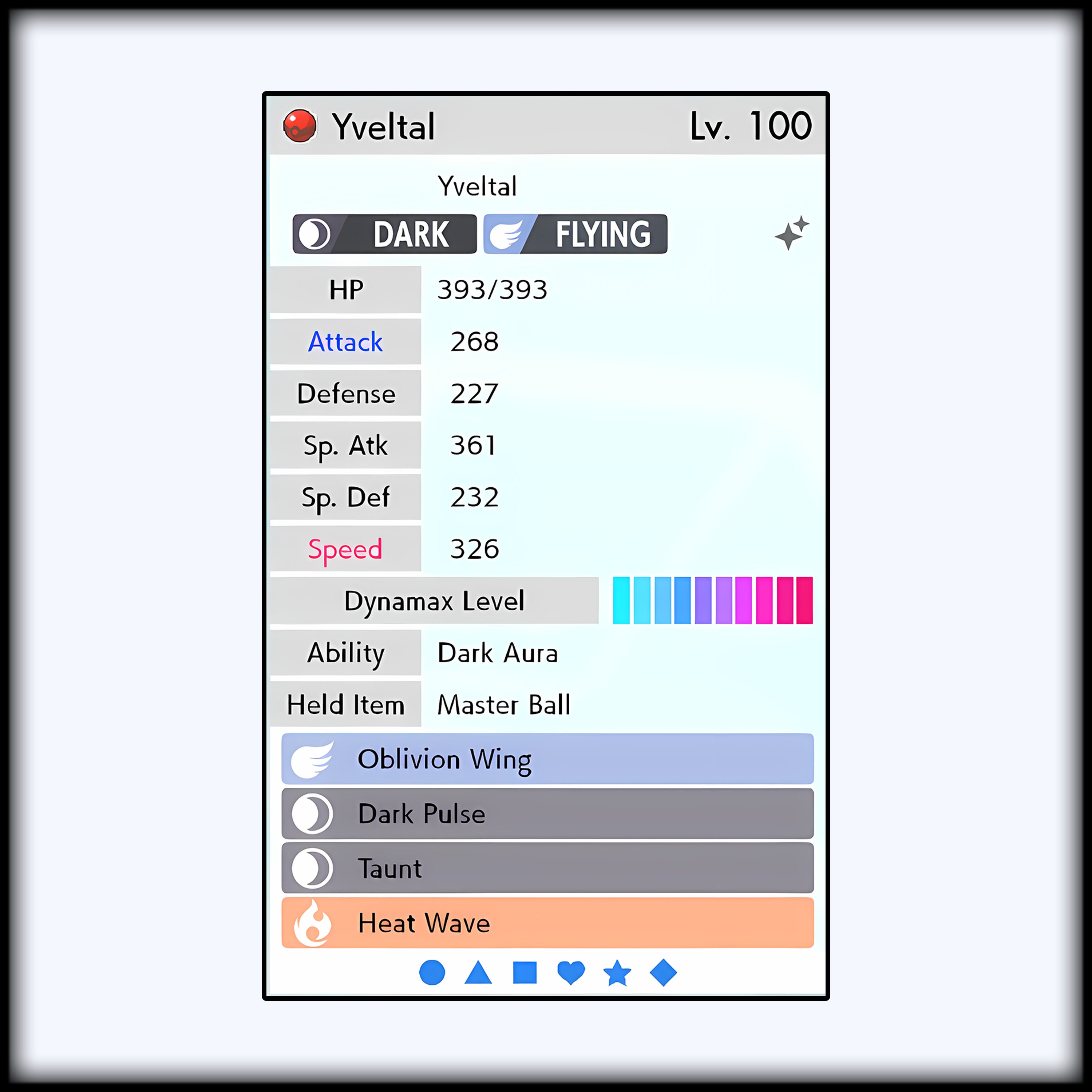 Pokemon 14064 Shiny Yveleas Pokedex: Evolution, Moves, Location, Stats