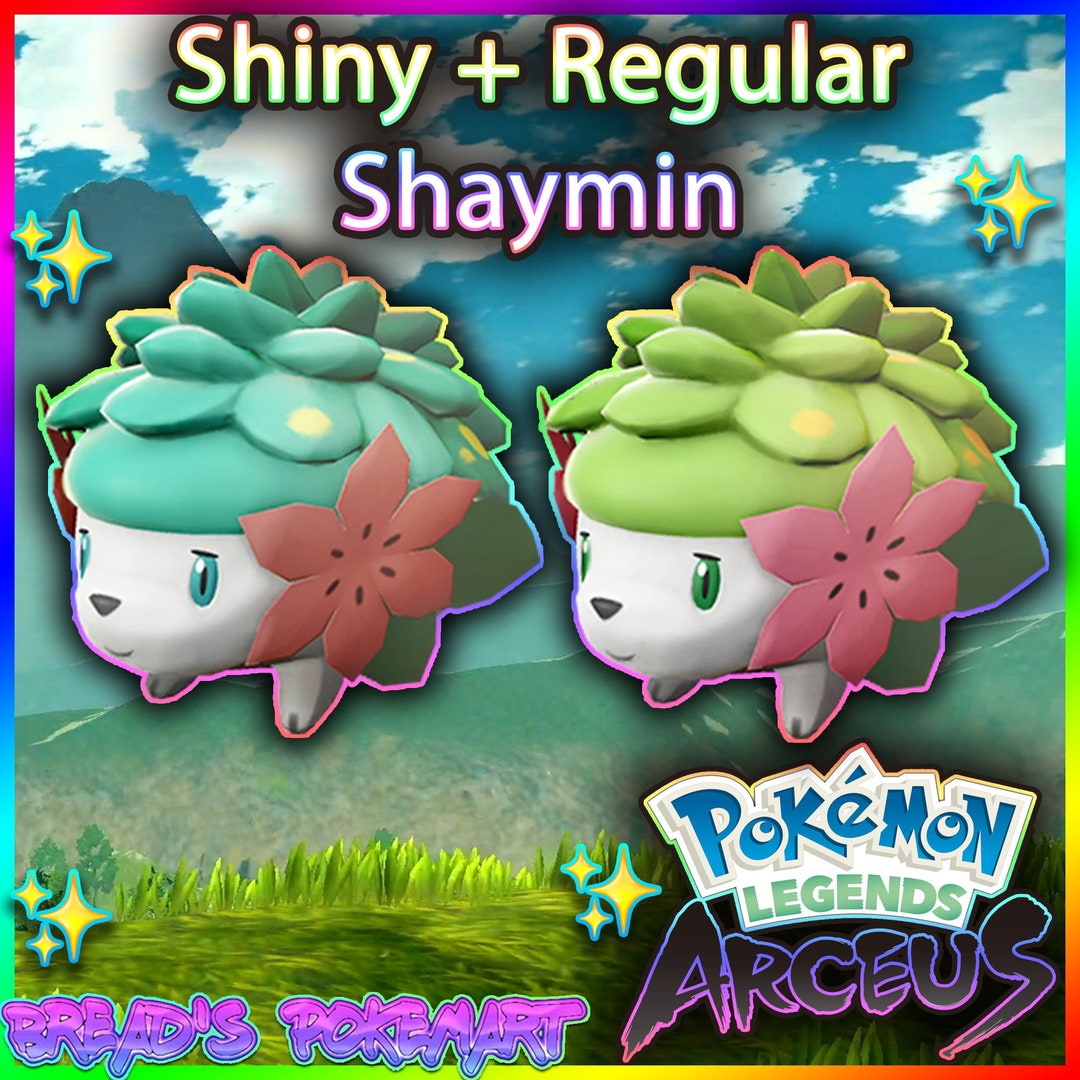 Shiny Regular Shaymin EV Trained 2-pack // (Download Now) 