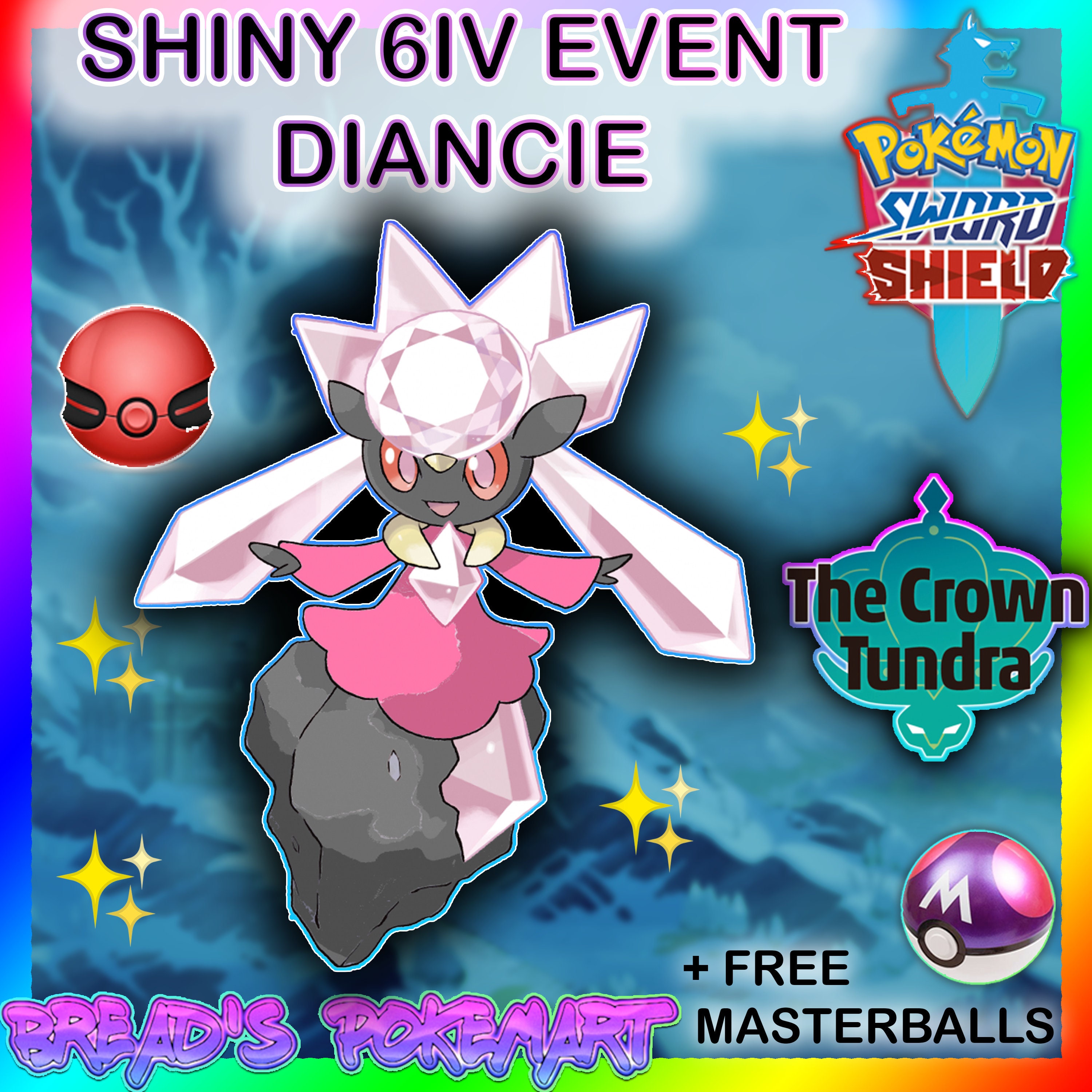 Pokemon Sword & Shield / Event Legendary Normal and Original -  Finland