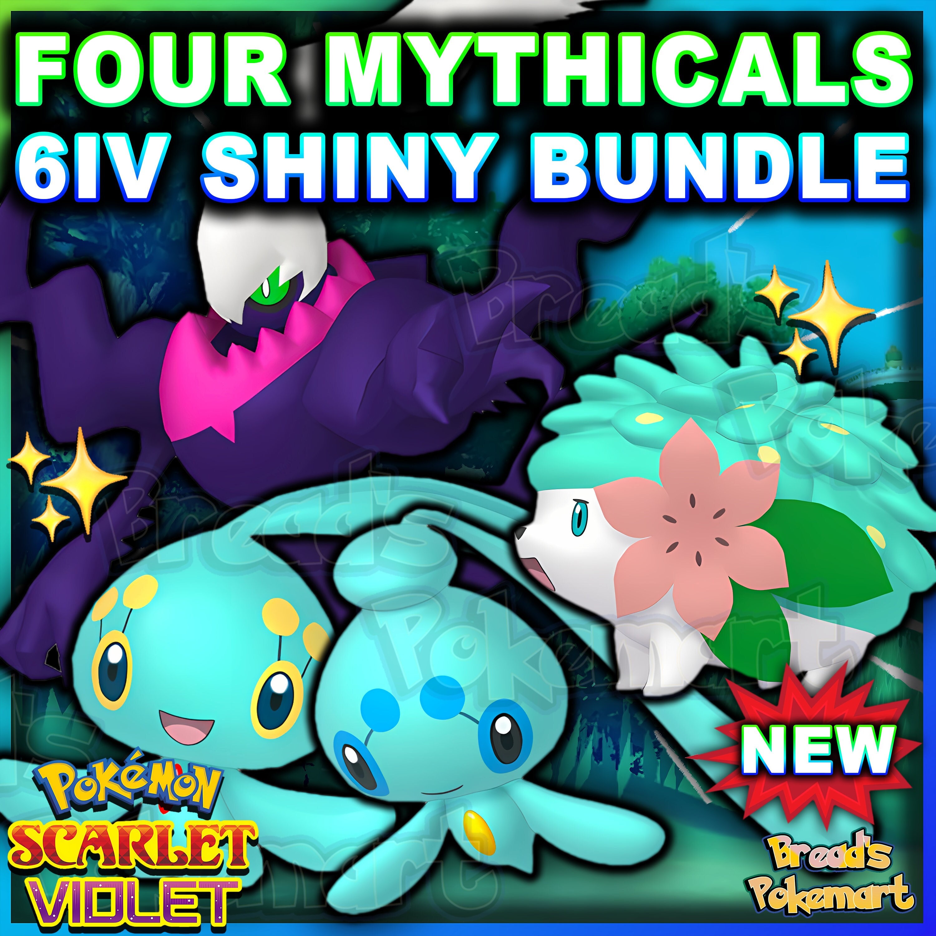 Shiny Regular Shaymin EV Trained 2-pack // (Download Now) 