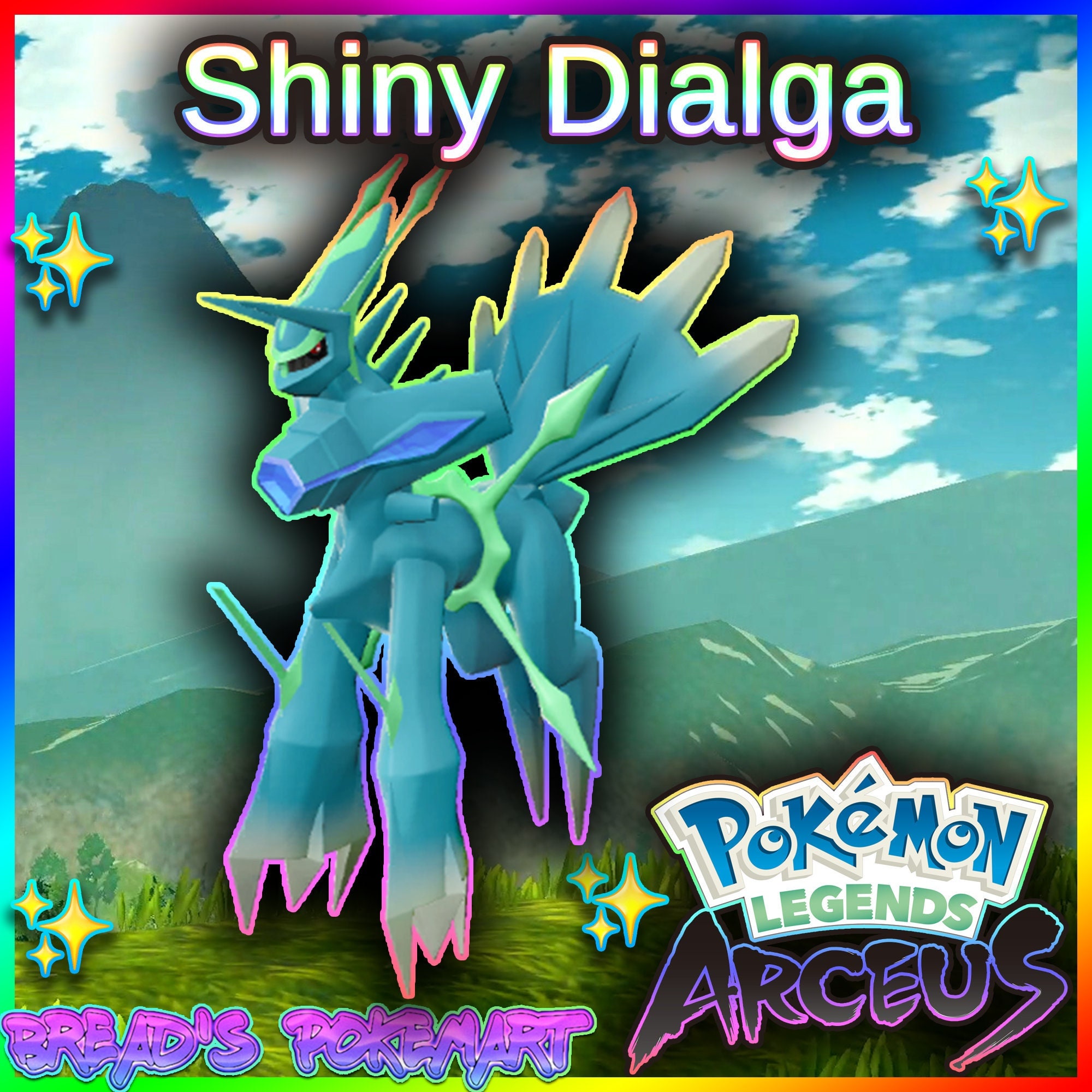 Shiny Legendary Dialga / Pokémon Brilliant Diamond and Shining Pearl / 6IV  Pokemon / Shiny Pokemon / Legendary Pokemon