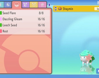 Shaymin (6IV, Battle Ready, Shiny) – Pokemon Brilliant Diamond