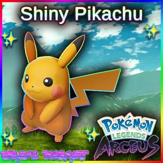 Shiny Pikachu-alpha best Stats // Pokemon Legends: (Instant Download) 