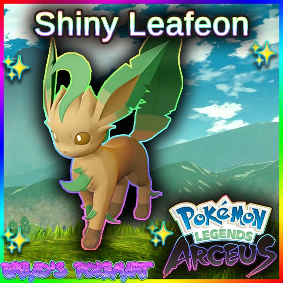 Shiny LEAFEON 6IV Pokemon Sword and Shield Brilliant Diamond -  Portugal