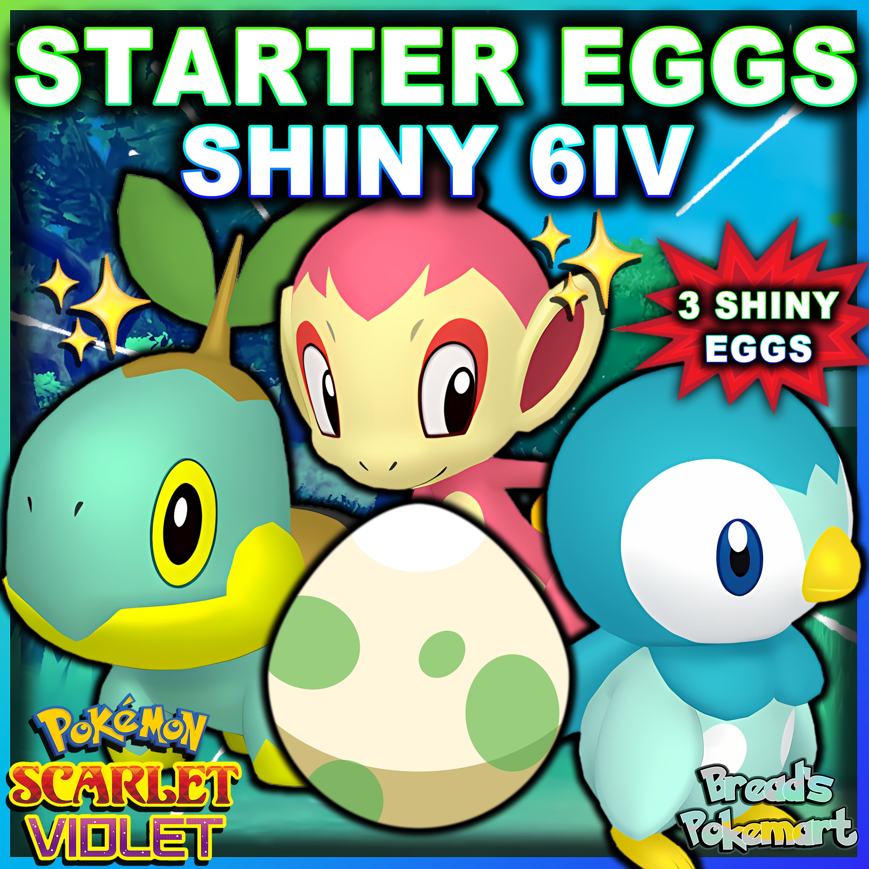 ✨ SHINY ✨ SKY SHAYMIN 6IV MAX EVS✨ Pokemon Scarlet & Violet ✨ FAST DELIVERY