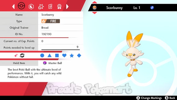 🌟Cinderace Shiny non shiny Best Stats Pokemon Sword and Shield Home🌟