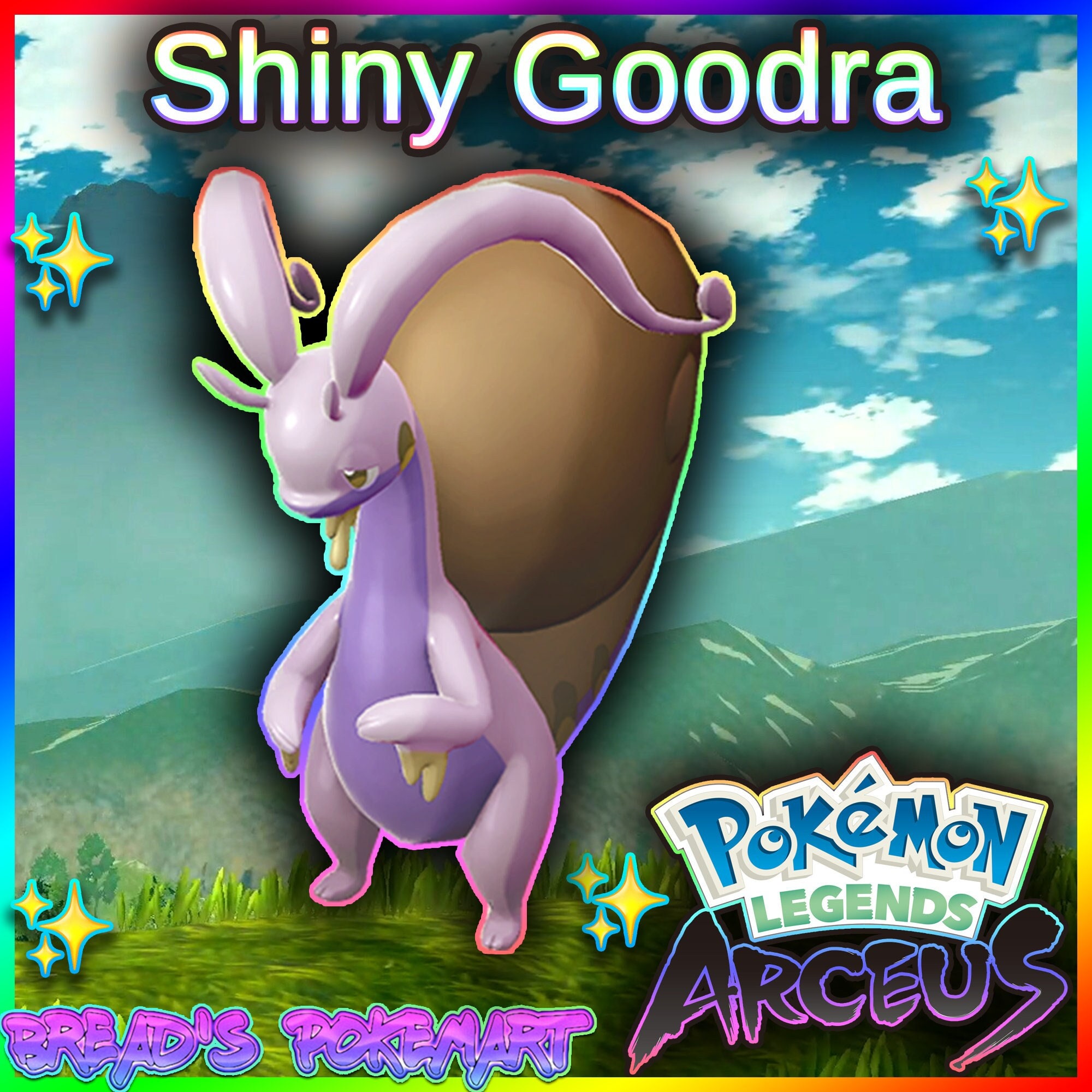 Pokemon Legends: Arceus Shiny Alpha Goomy Max Effort Levels 6IV-EV