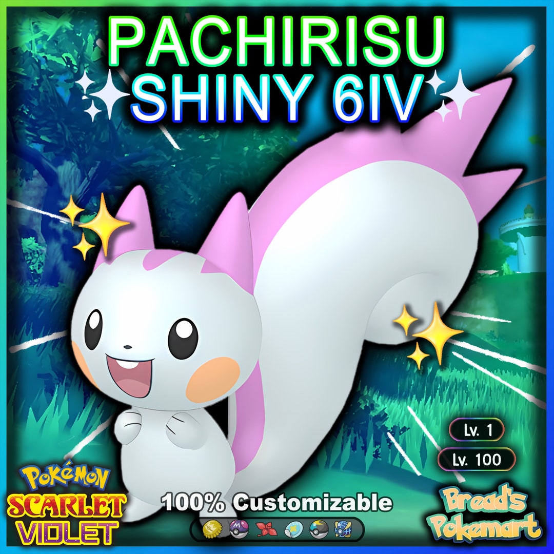 PACHIRISU Shiny 6IV / Pokemon Scarlet and Violet / Competitive 