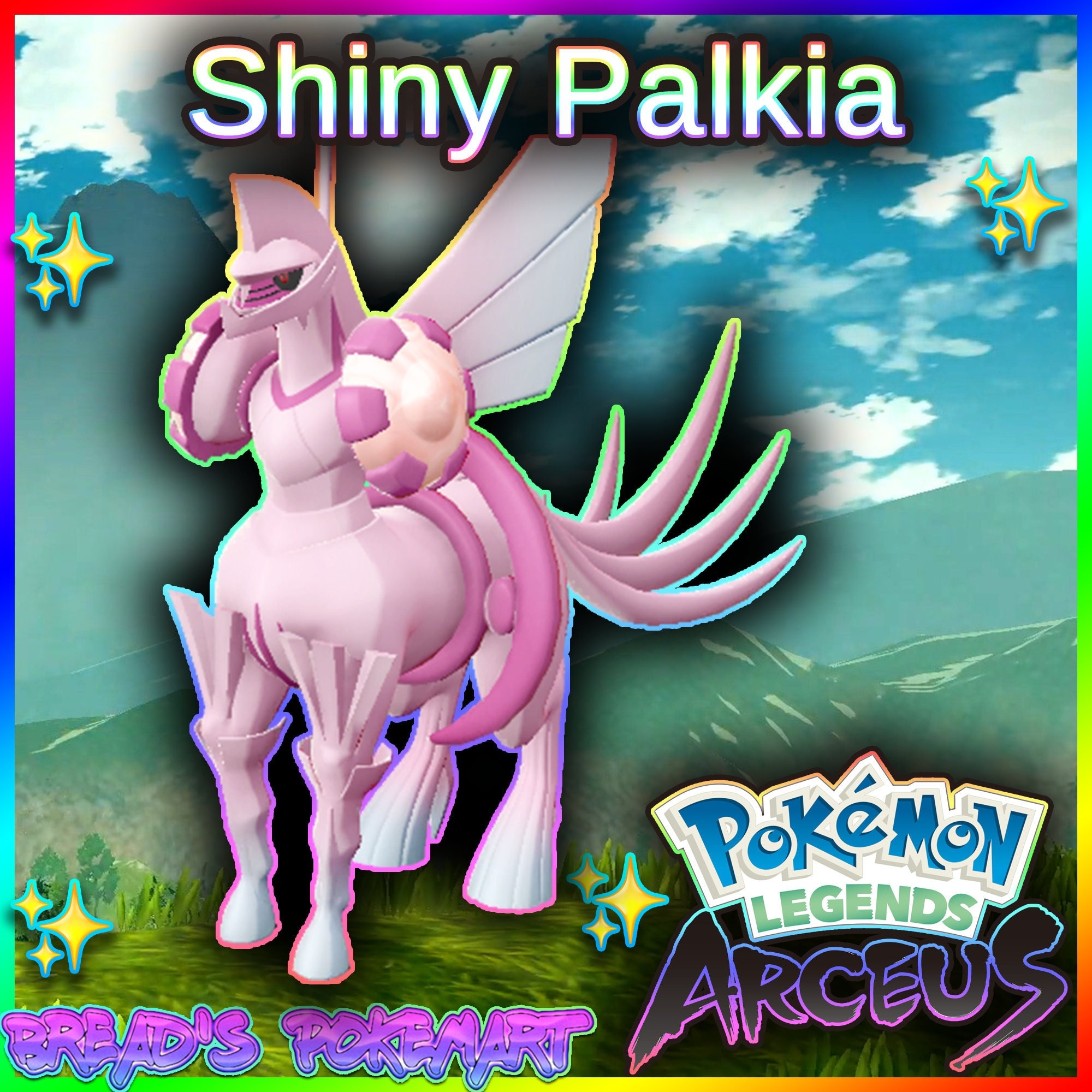 Shiny Dialga, Palkia, and Giratina Meet Origin Dialga [Pokémon Legends:  Arceus] 