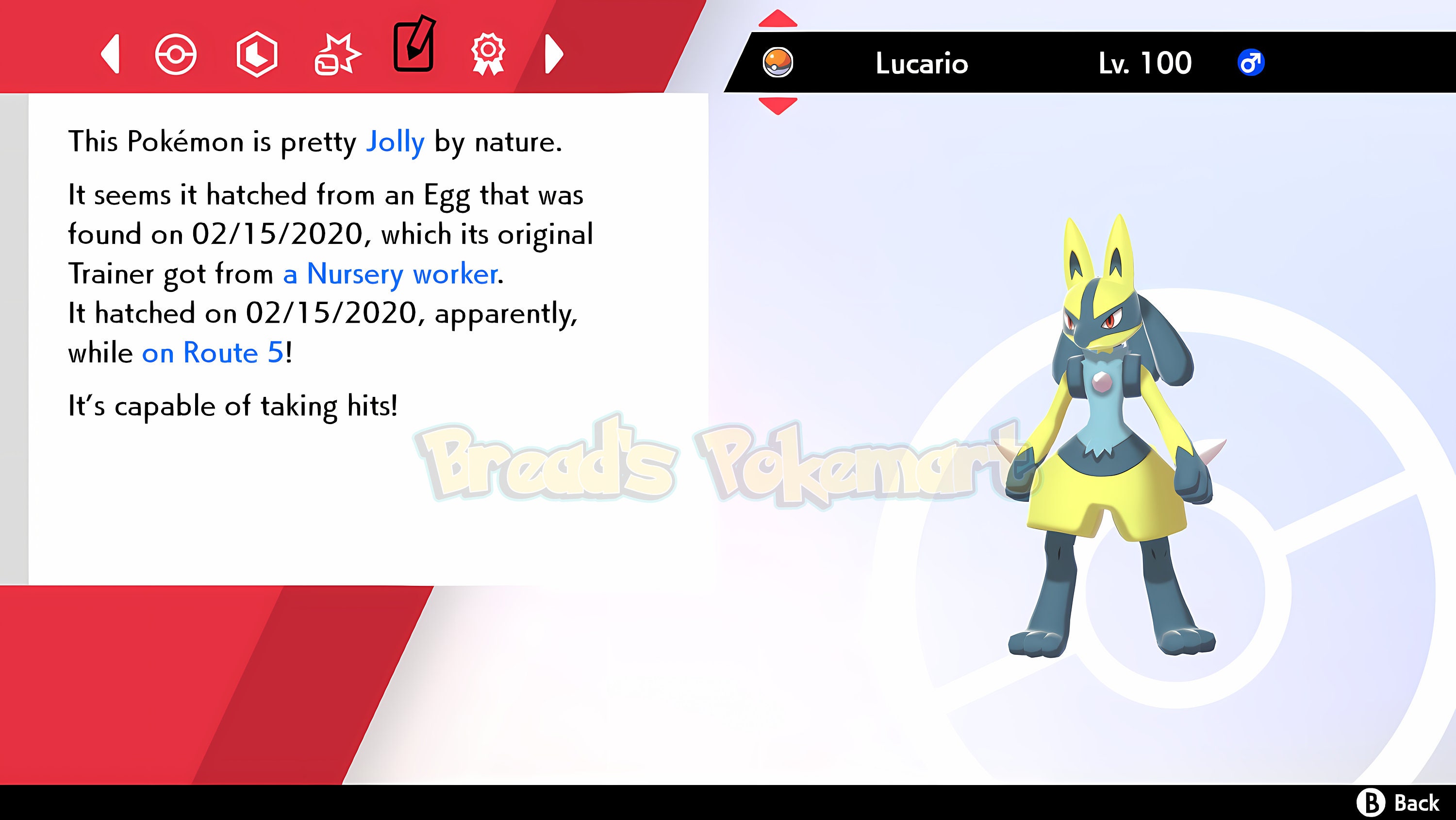 Ultra Shiny 6IV LUCARIO // Pokemon Sword and Shield // Lv100 -  Israel