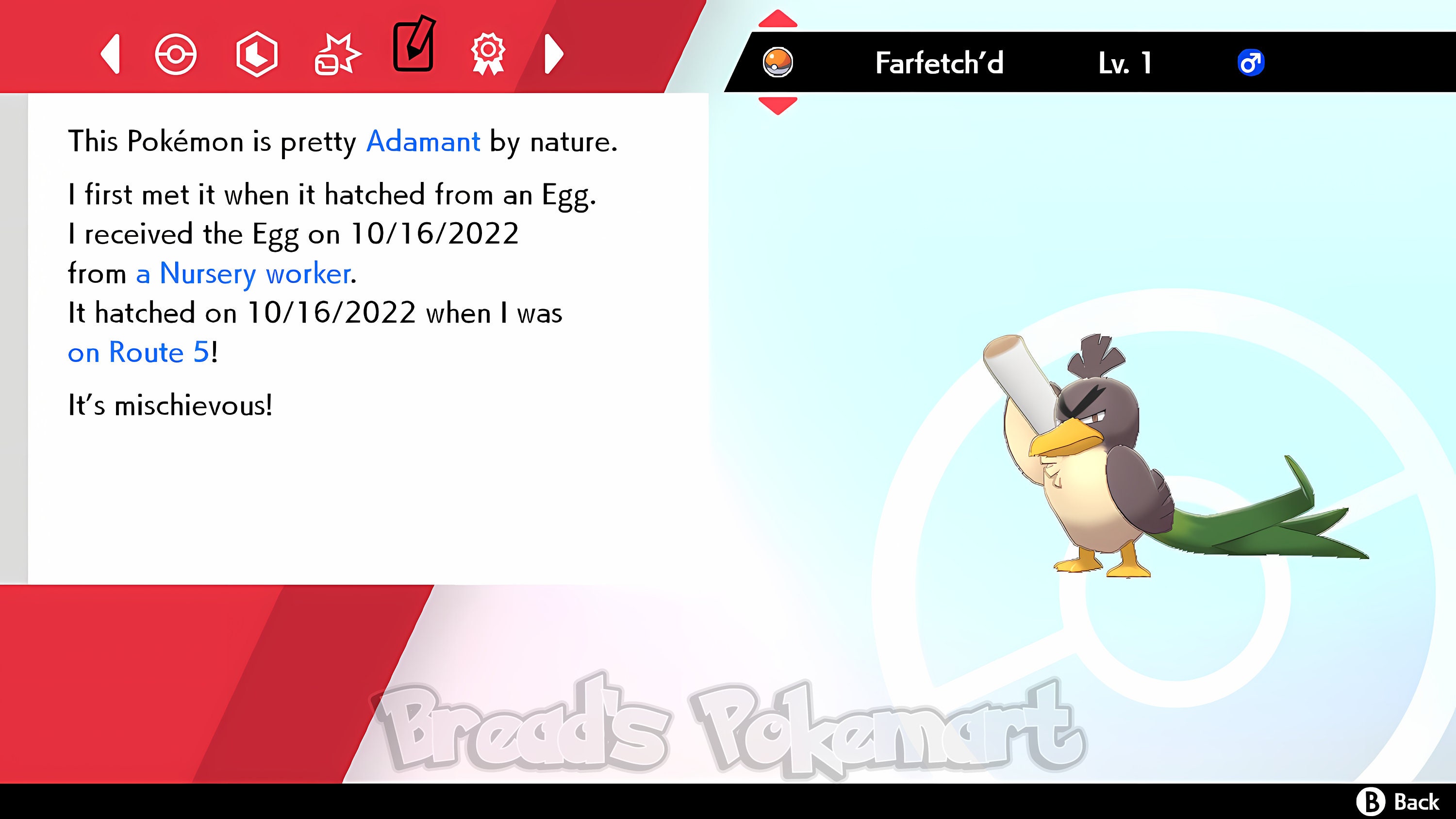 Ultra SHINY 6IV FARFETCH'D Galar / Pokemon Sword and -  Israel