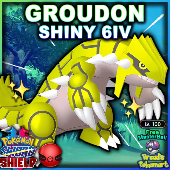 Ultra Shiny 6IV GROUDON / Pokemon Sword and Shield / Hoenn -  Portugal