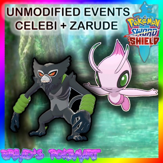 Pokemon Sword and Shield // UNMODIFIED Zarude and (Instant Download) 