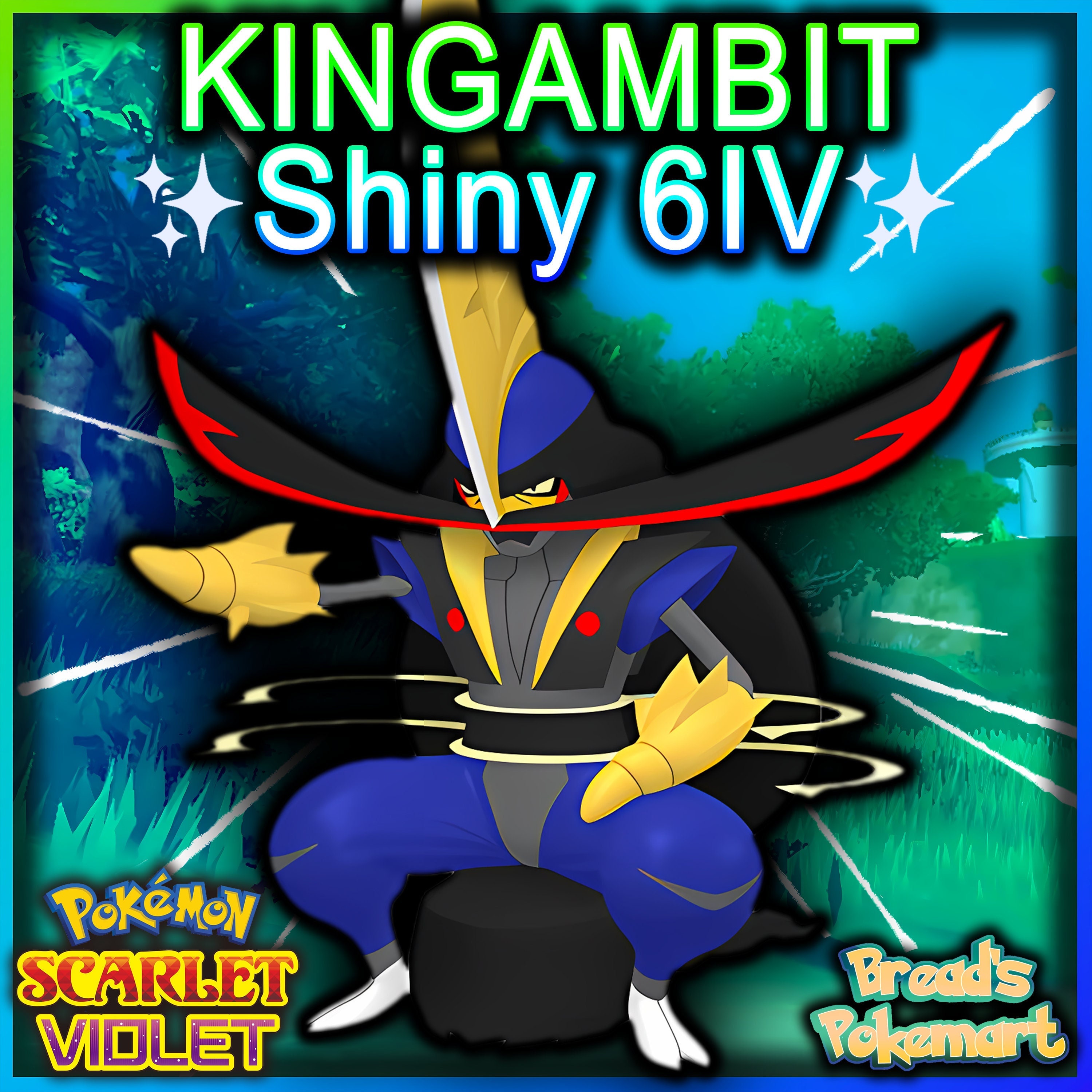 ⭐ Pokemon Scarlet and Violet ⭐ SHINY 6IV King Gambit