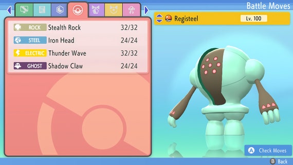 Shiny REGIGIGAS 6IV / Pokemon Brilliant Diamond and Shining -  Israel