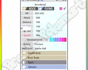 Ultra Shiny 6IV AERODACTYL // Pokemon Sword and Shield // -  Israel