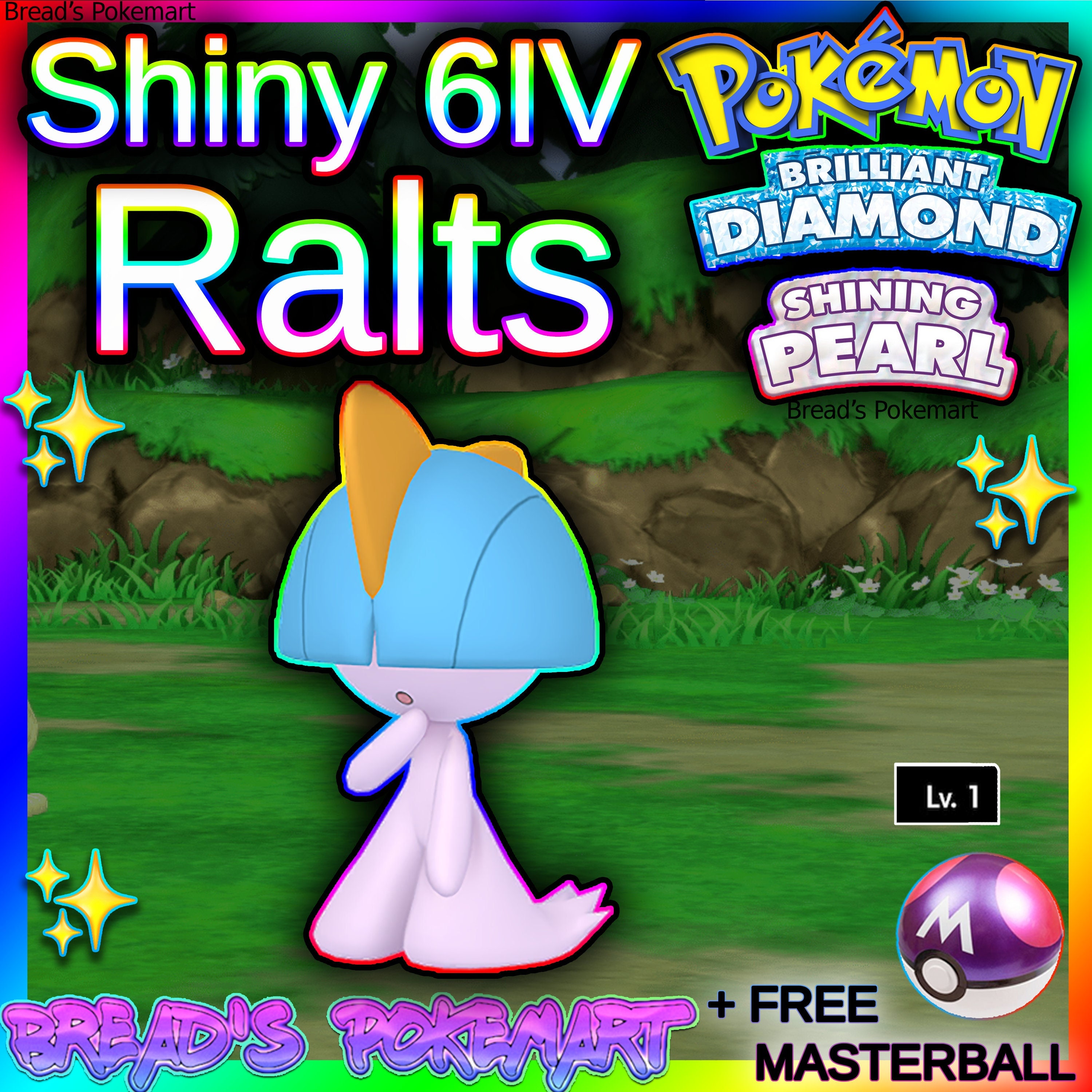 Shiny/non-shiny Ralts/gardevoir/gallade 6IV Brilliant -  Israel