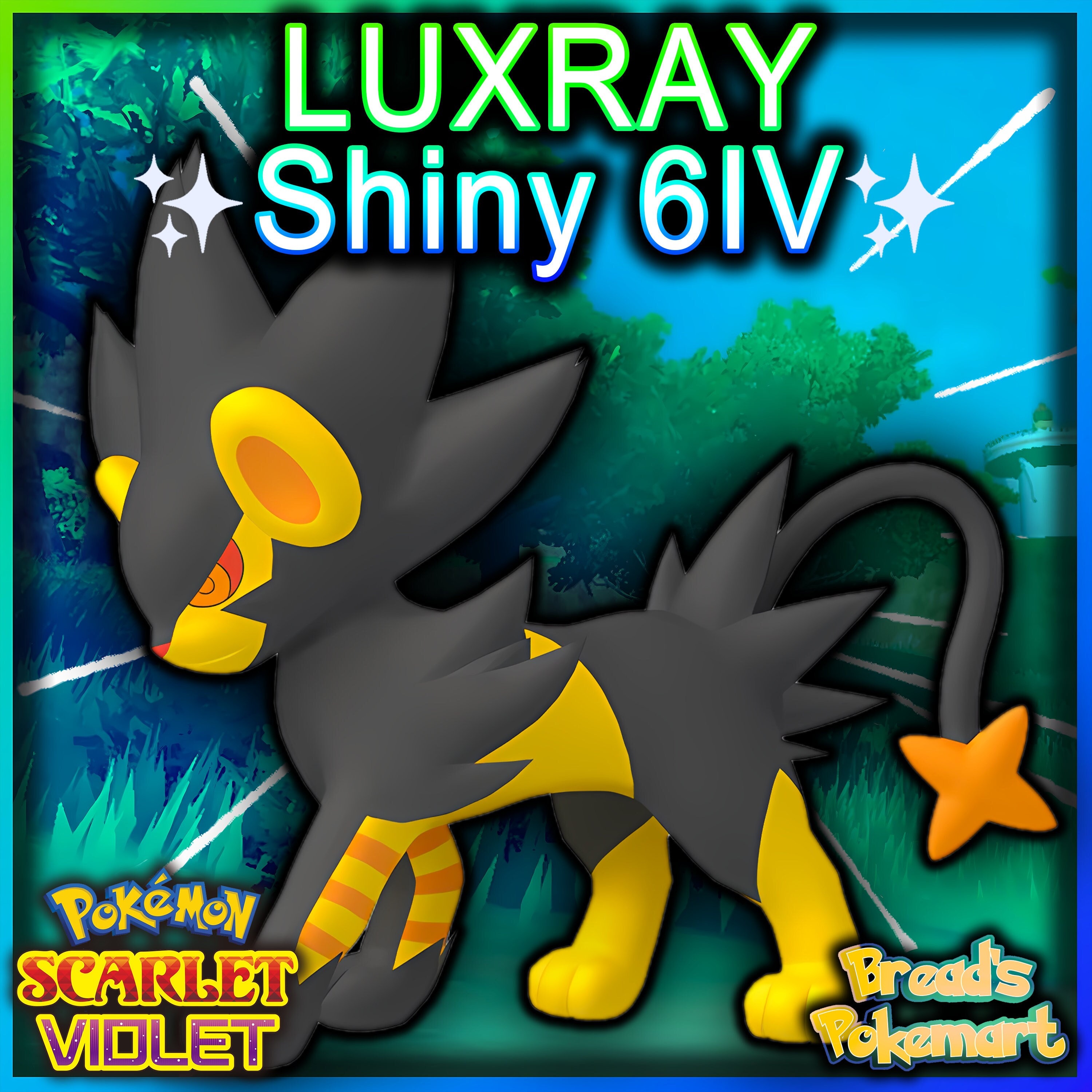 Pokemon Scarlet and Violet LEAFEON Shiny 6IV / Competitive Set