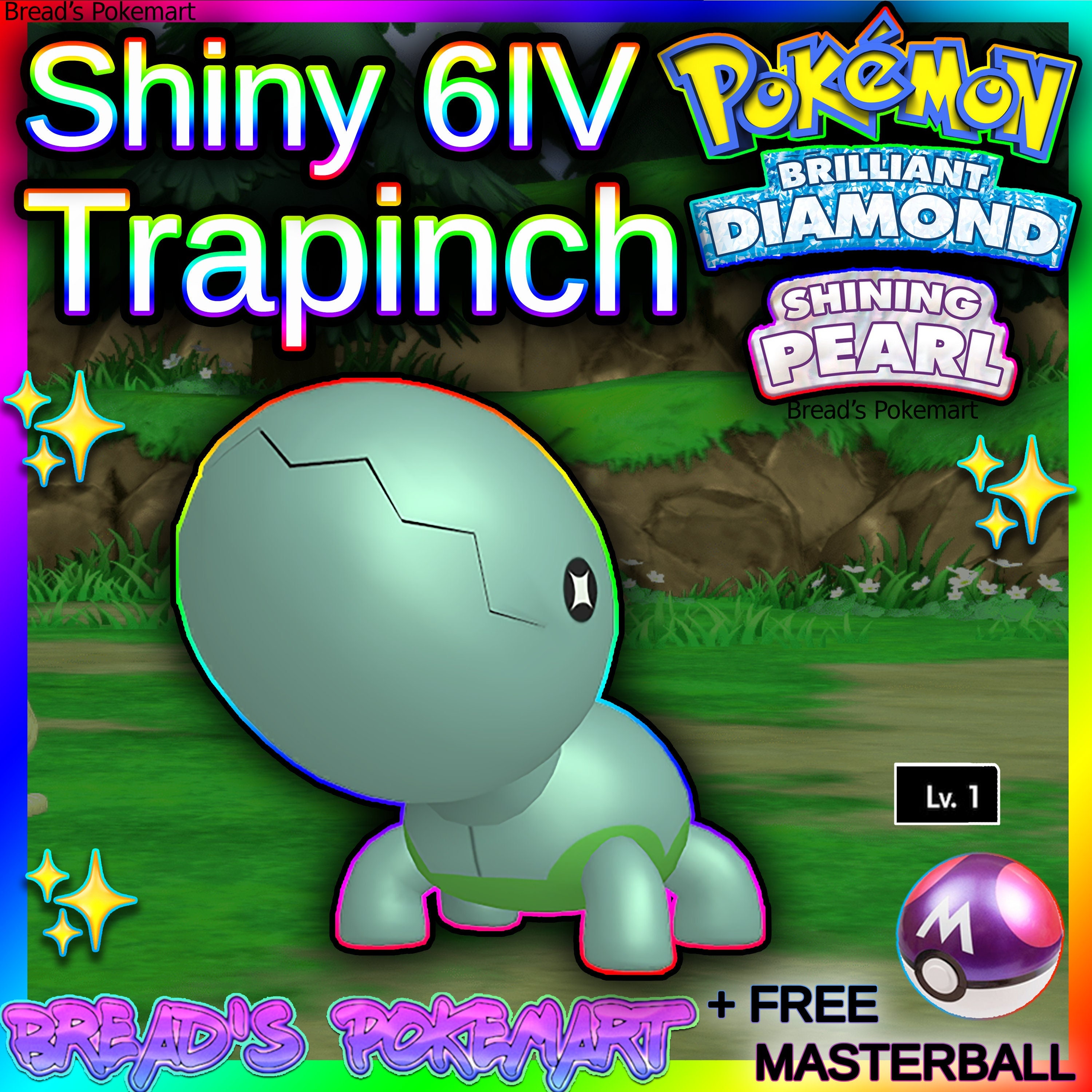 Shiny/non-shiny Zapdos 6IV Brilliant Diamond/shining Pearl 