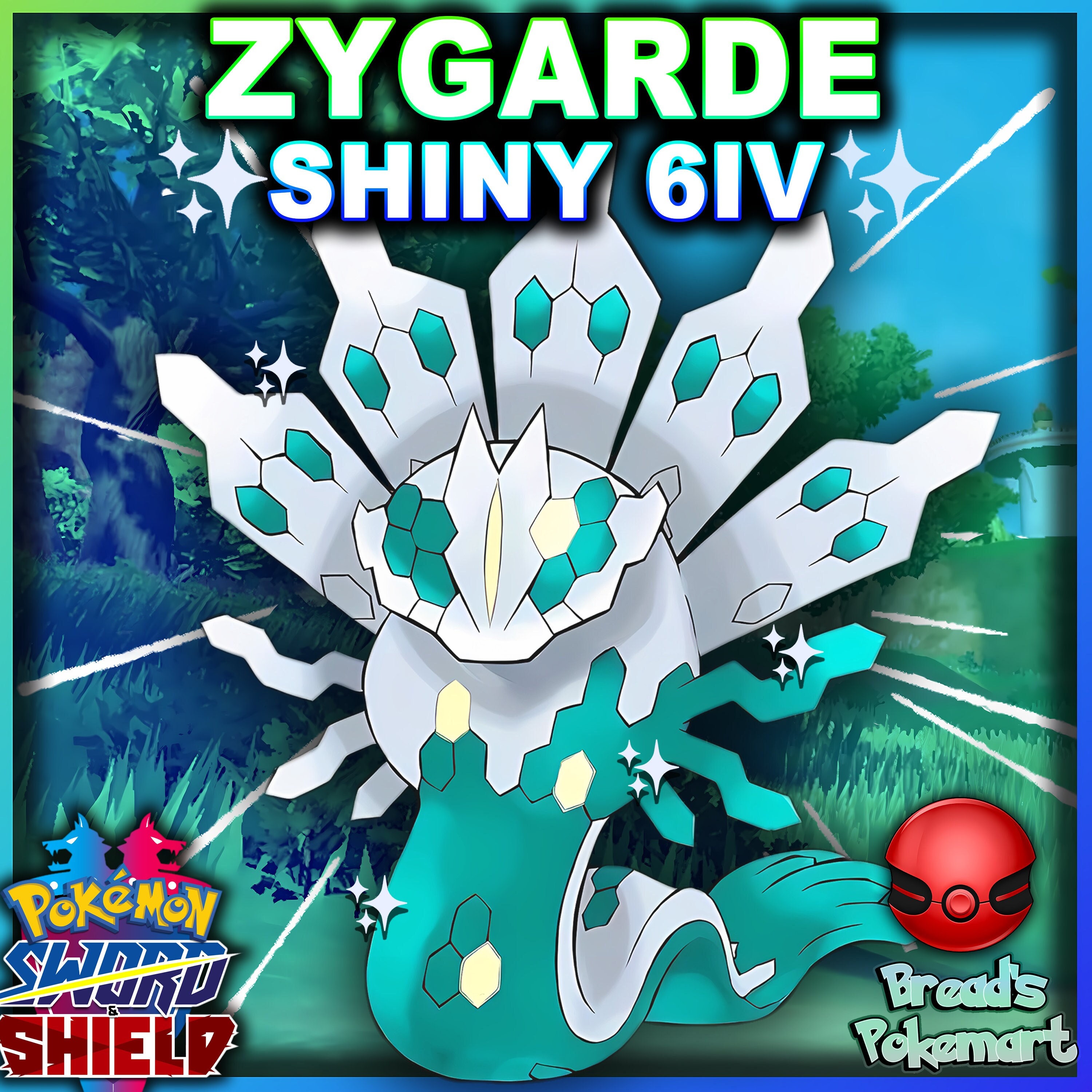 Pokemon Sword and Shield Ultra Shiny Zekrom 6IV-EV Trained – Pokemon4Ever