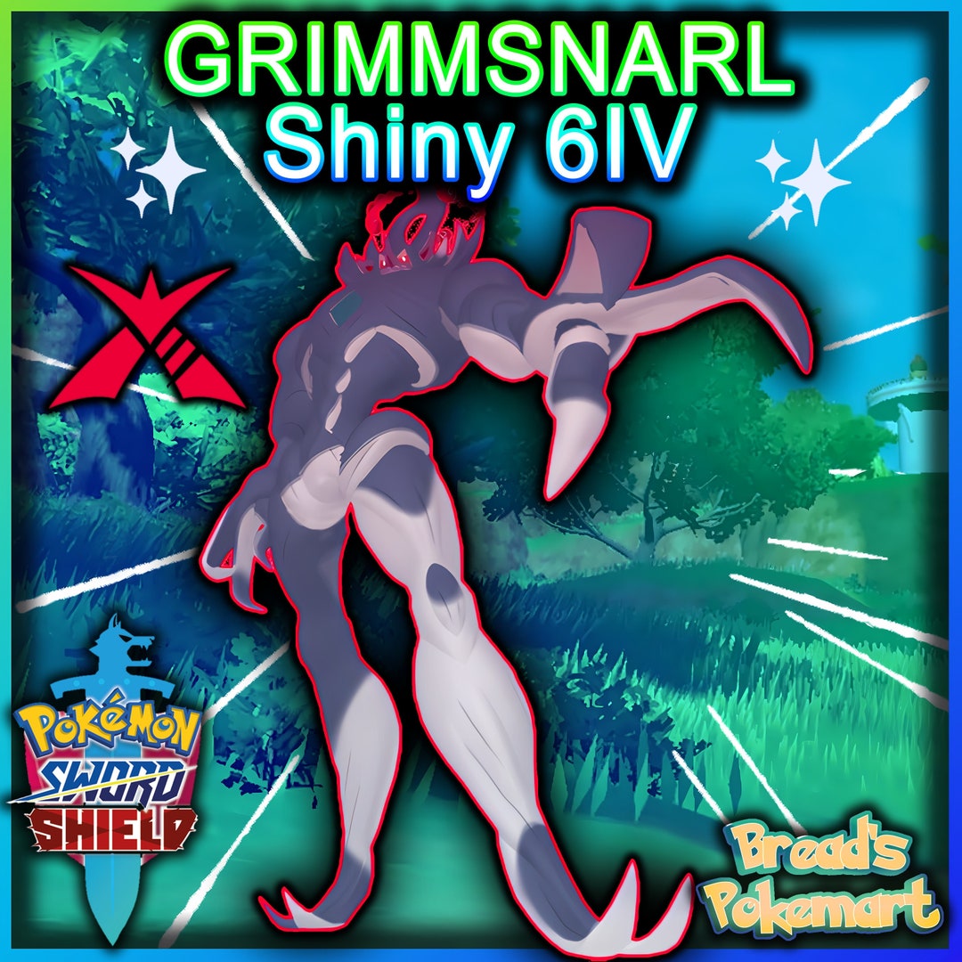 Pokemon Sword and Shield Gigantamax Grimmsnarl Team 6IV-EV Trained –  Pokemon4Ever