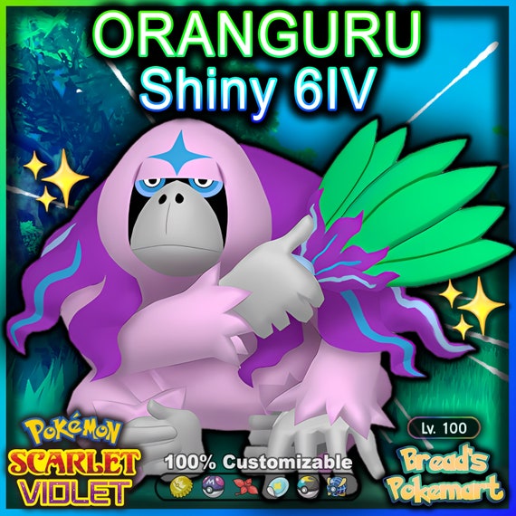 Pokemon Scarlet and Violet Shiny Gengar 6IV-EV Trained