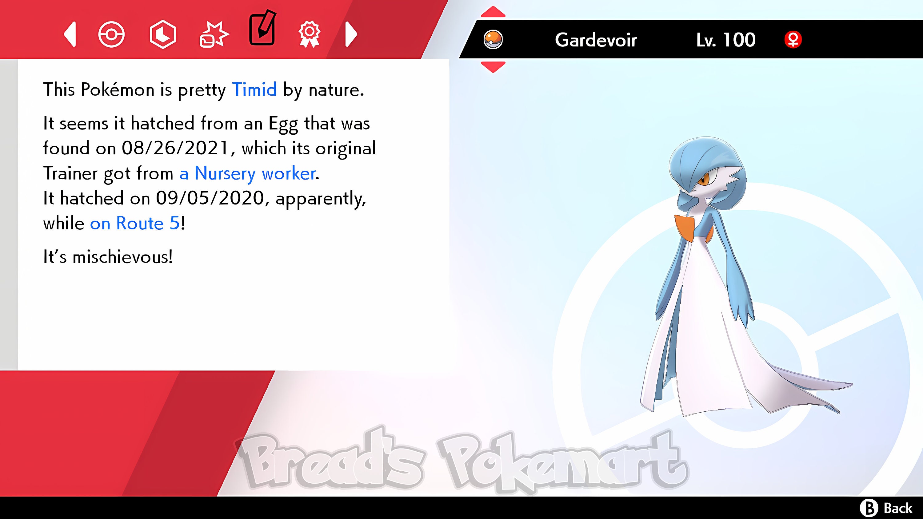 Ultra Shiny 6IV GARDEVOIR // Pokemon Sword and Shield // Lv100