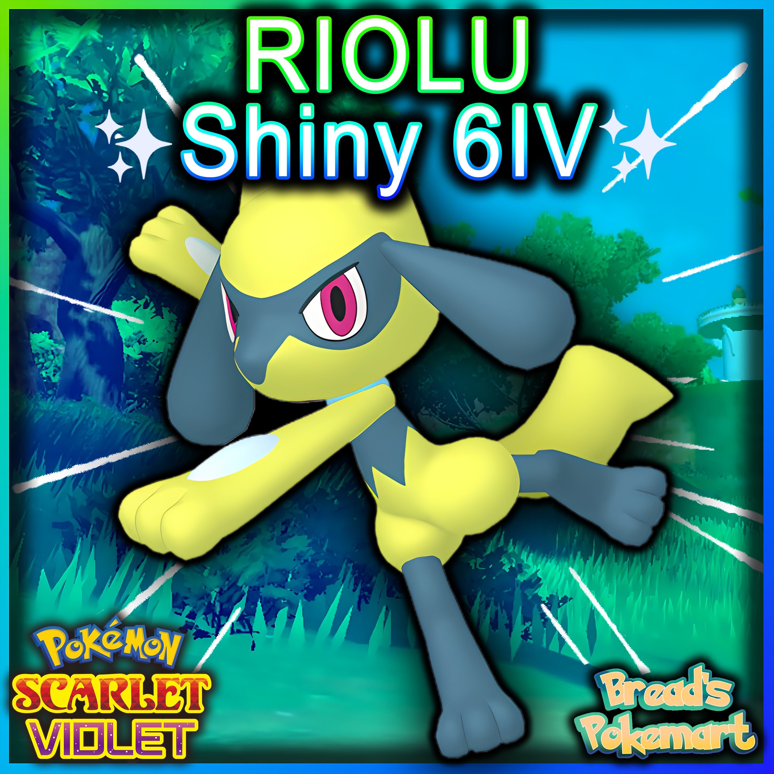 LUCARIO SHINY 6IV Any Item Ready for Competitive Battle -  Finland