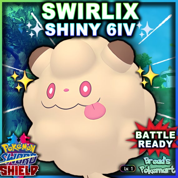 Pokemon Sword and Shield Shiny Level 1 Bulbasaur 6IV-EV Trained