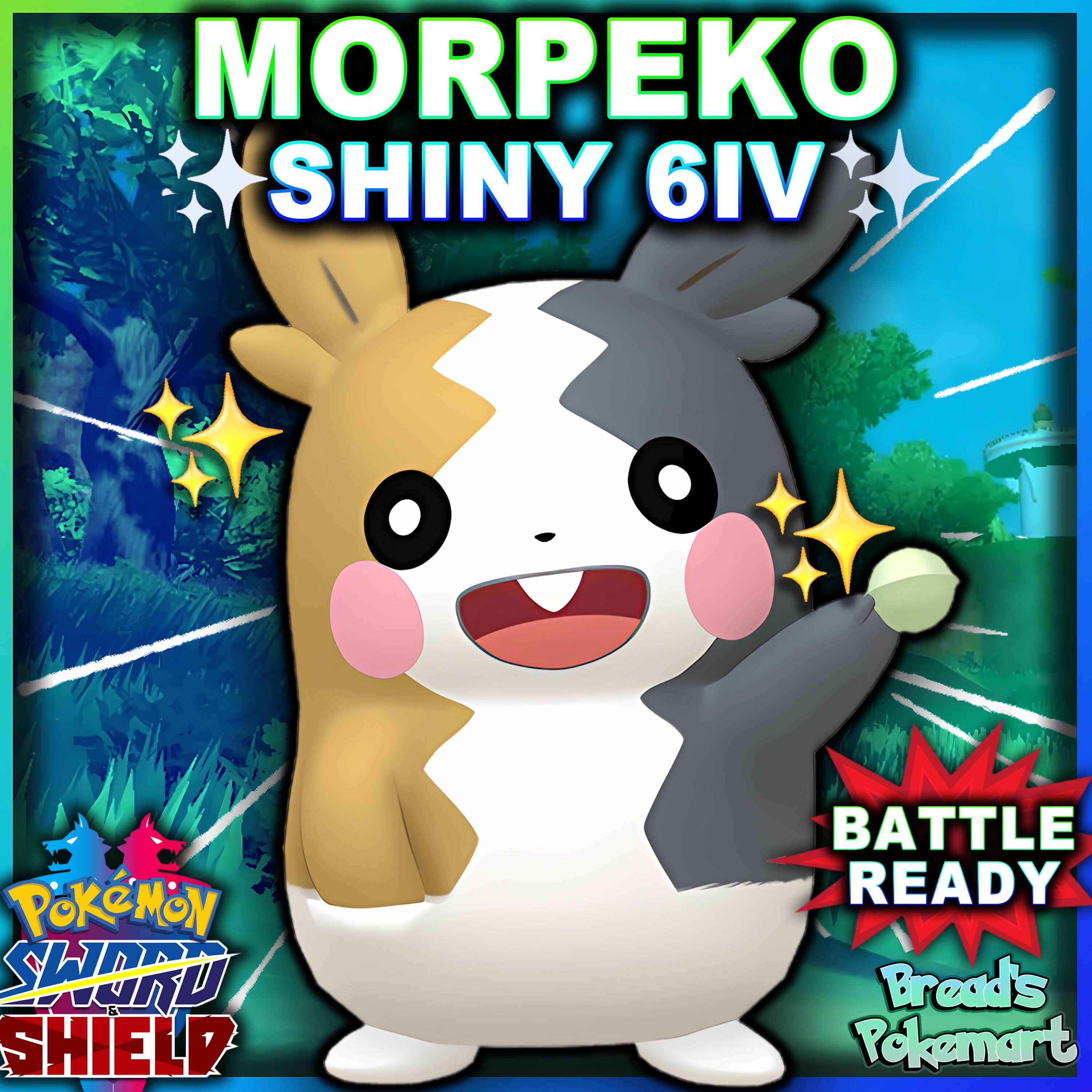 🌟Zekrom Shiny non shiny Best Stats Pokemon Sword and Shield Home🌟