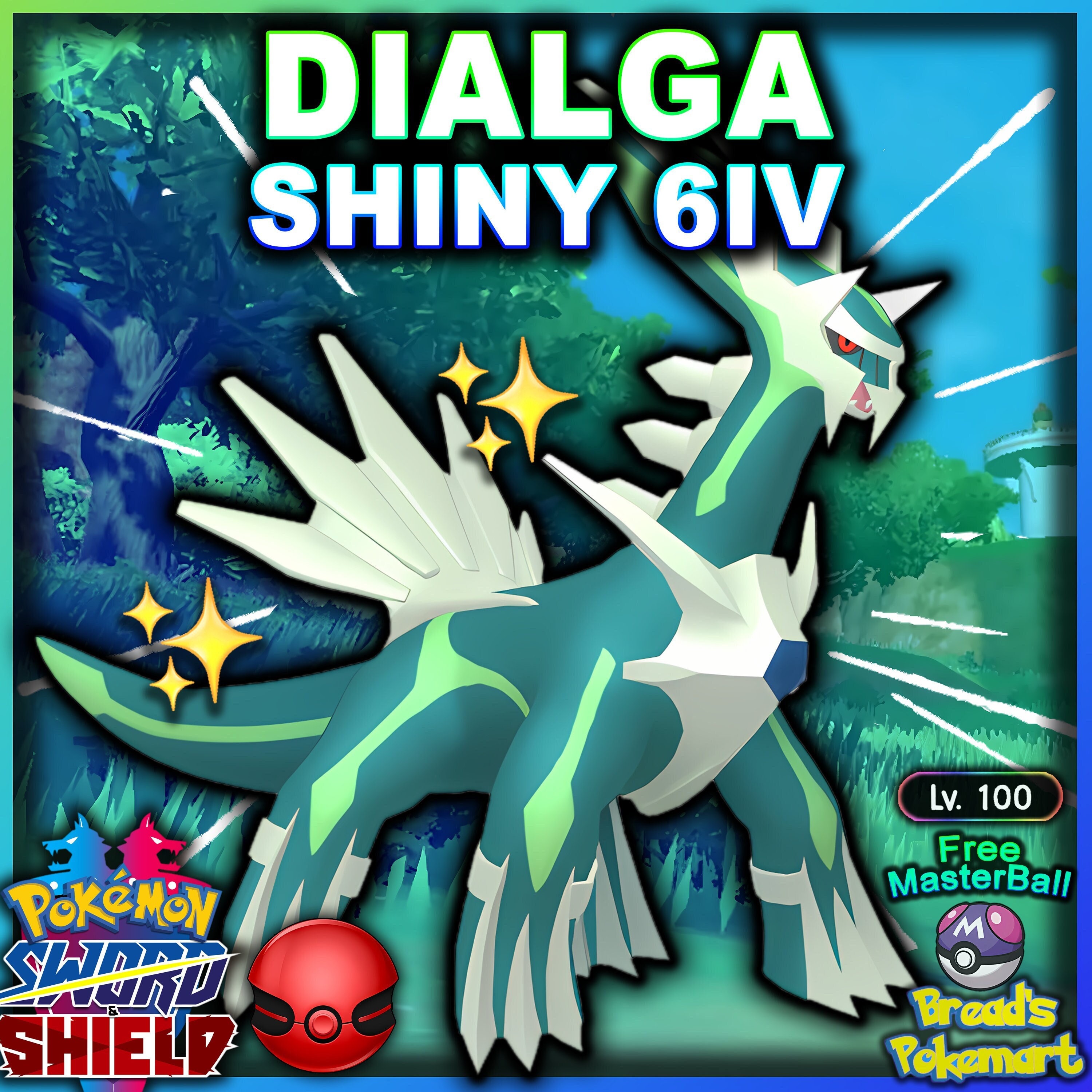 28 x Strongest 6IV Shiny Pokemon - Most Mythical Legendary - 600 and above  Total Base Stat - 28 PCs Bundle for Brilliant Diamond and Shining Pearl -  elymbmx