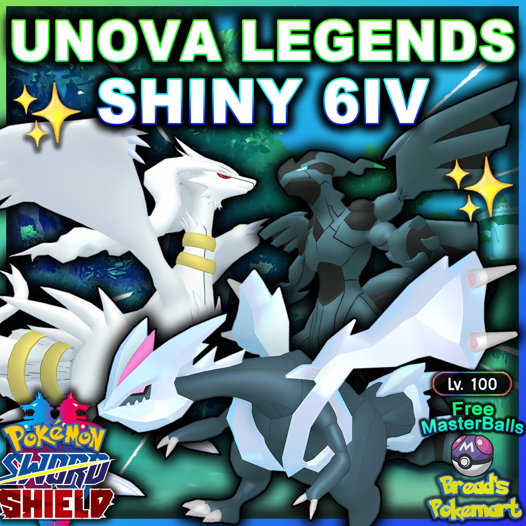 Zekrom Shiny 6 IV + Masterball - Pokemon Sword - Shield Pokemon Spada -  Scudo