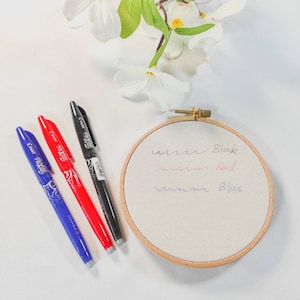 FriXion Heat Erasable Pen: Fabric Pattern Transfer