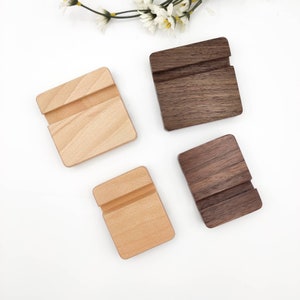 Wooden Embroidery Hoop Stand: Beech, Walnut, Rosewood Display