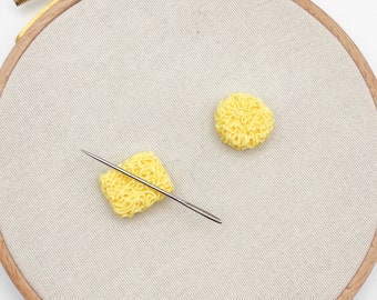 Ramen Noodle Resin Needle Minder: Embroidery, Cross Stitch, Needlepoint
