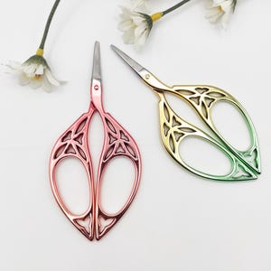 Leaf Style  Embroidery scissor, Small Sharp scissor unique gift for Embroidery/Quilting/Thread/Sewing/Knitting/Cross Stitch