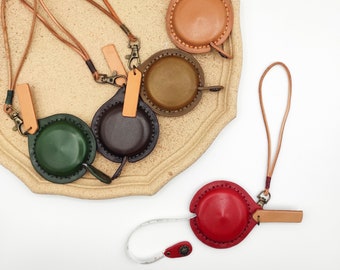 Handmade Leather Tape Measure: 60"/150cm Double-Sided