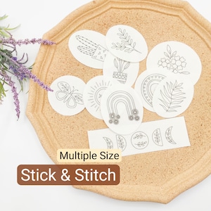 Boho Embroidery Patterns: Stick & Stitch DIY Designs