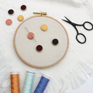 Resin Needle Minder: Modern Magnetic Needle Nanny for Embroidery