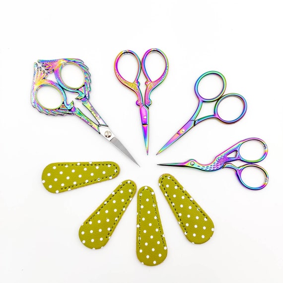 5 Inch Craft Scissors With Extra Sharp Blades - Ideal For Sewing, Cross  Stitch Crochet - With Protective Cover