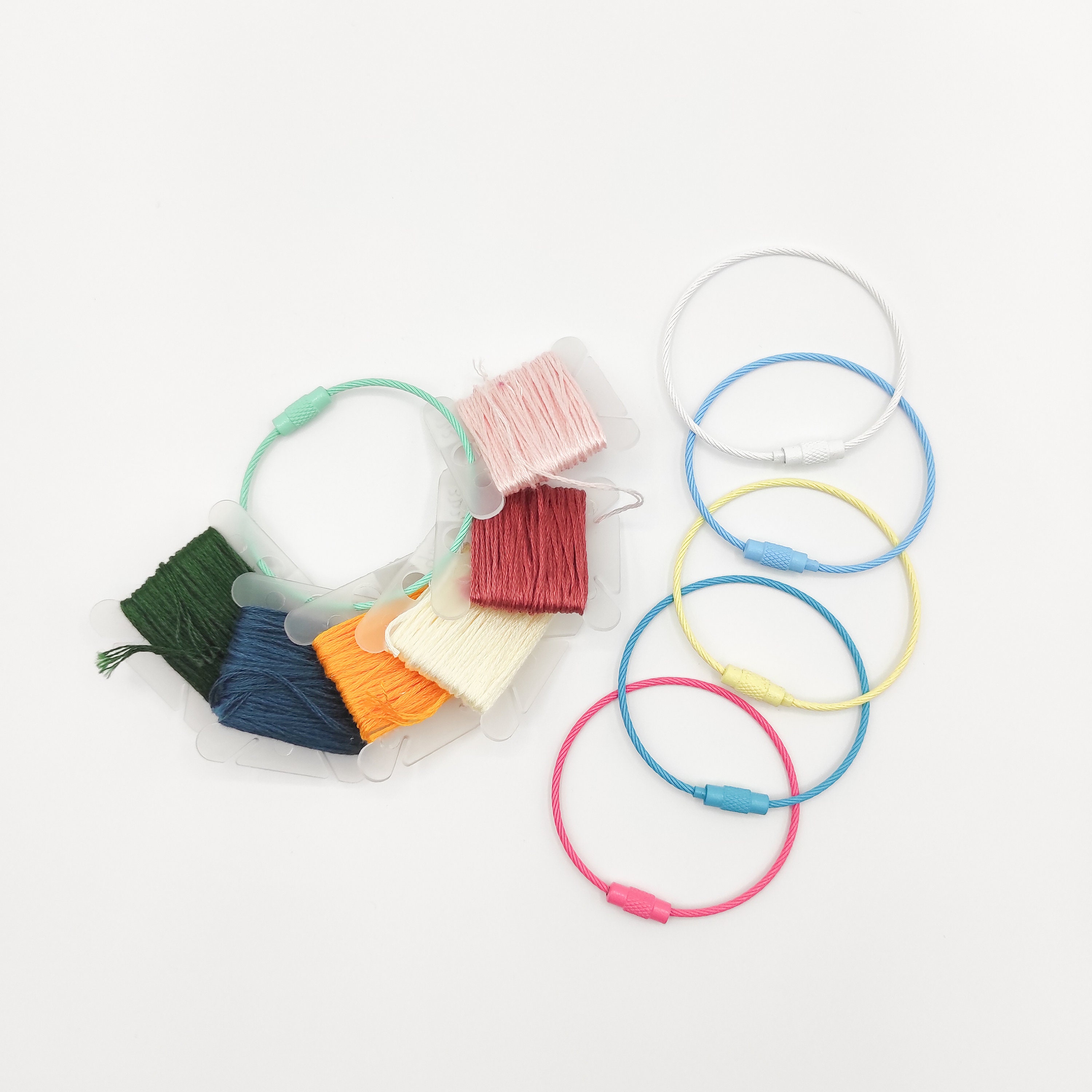 Embroidery Floss Bobbin Holder Ring-a Stylish Solution for Thread ...