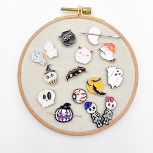 Halloween Needle Minder: Spooky Embroidery, Cross Stitch Tool