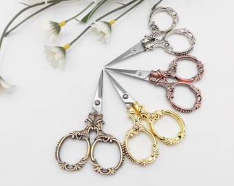 Unique Vintage Style Small Embroidery Scissor - Essential for Needlework