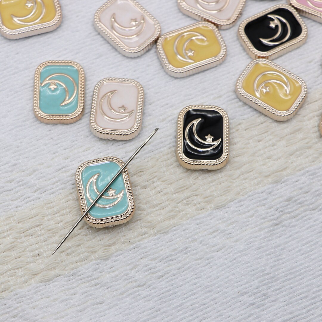 Star & Moon Resin Needle Minders, Tiny Needle Minder for Embroidery