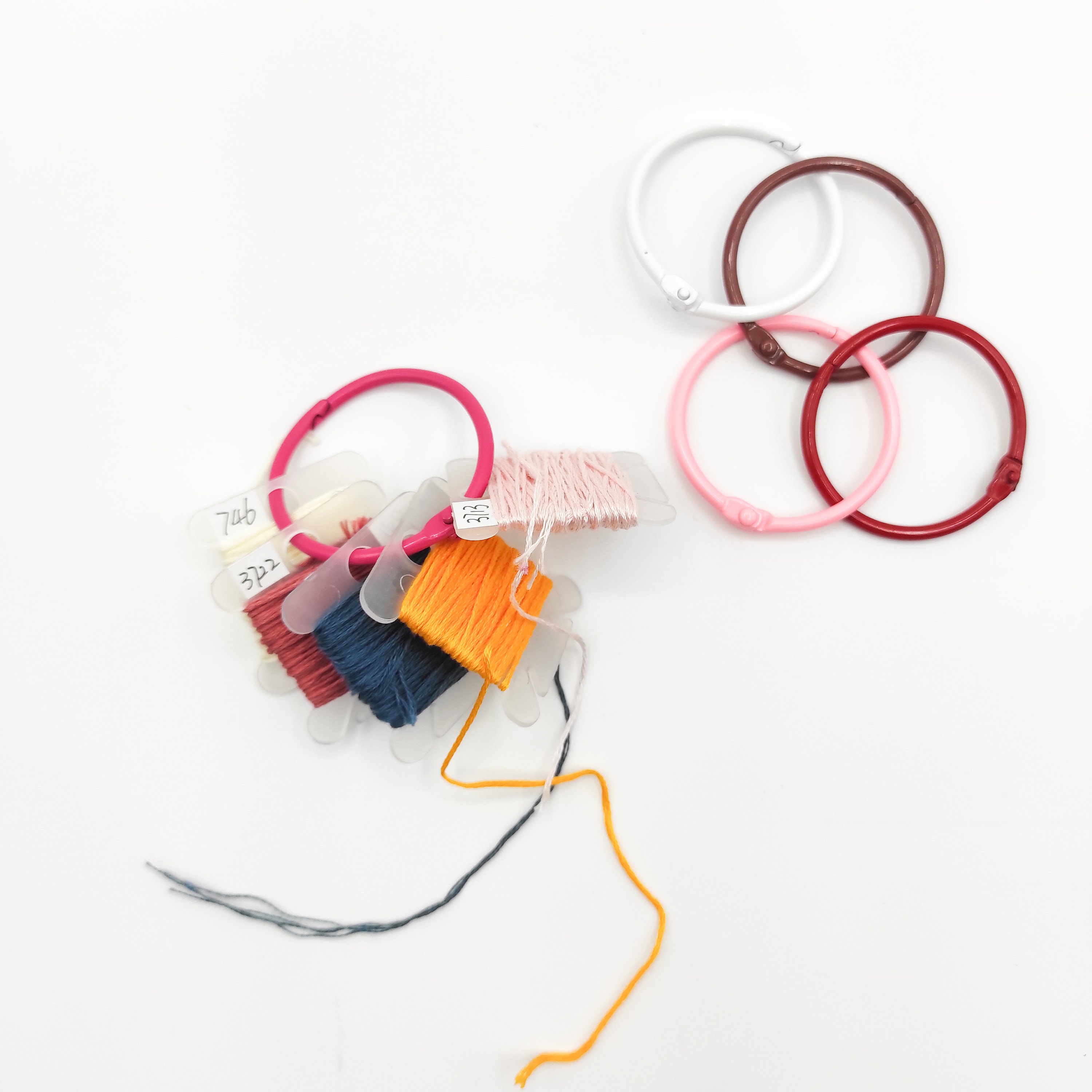 Embroidery Floss Bobbin Holder Ring-a Stylish Solution for Thread ...